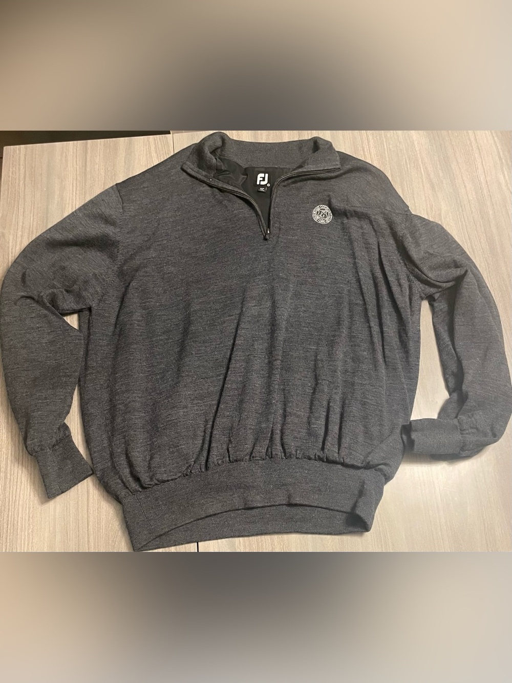 FootJoy 1/4 Zip Gray Heavy Lined Pullover 2X – Edgewood Country Club